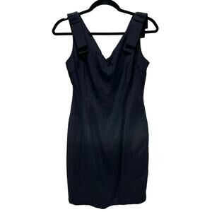 Vintage Creation Maille de France Black Sleeveless Dress S